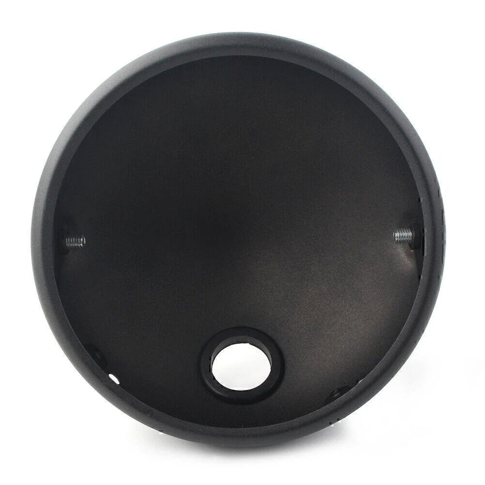 7-Inch Matte Black LED Headlight Shell for Harley