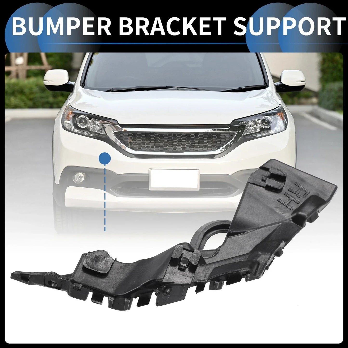Right Front Bumper Retainer Bracket for Hyundai Elantra (2017-2018)