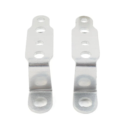 Universal Silver Headlight Rearview Mirror Bracket Extension
