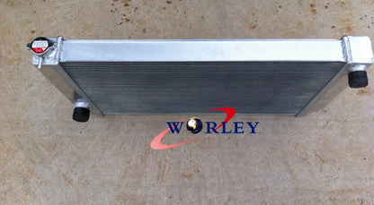 Aluminum Radiator, Shroud & Fans for Ford Falcon V8 6CYL (1972-1984)