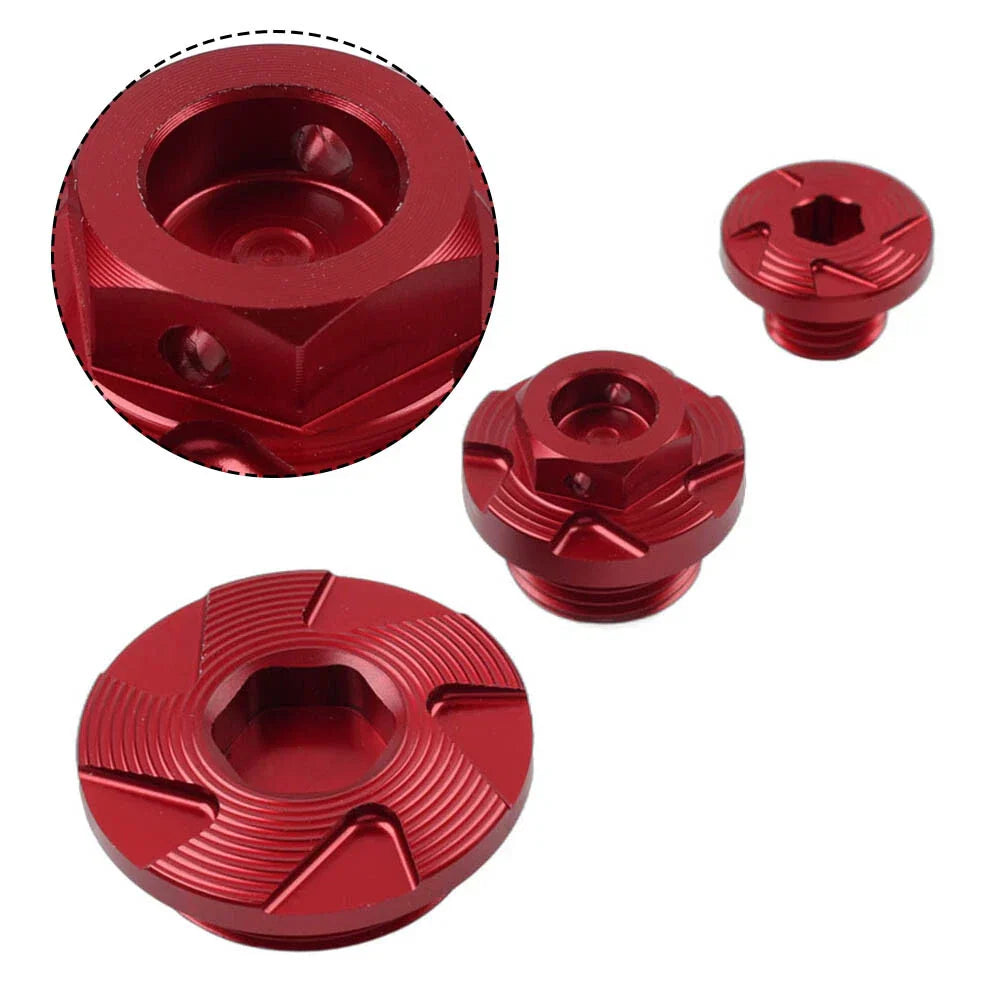 Engine Timing Oil Filter Plugs Bolts Set for Kawasaki KX250 KX450 KLX450R
