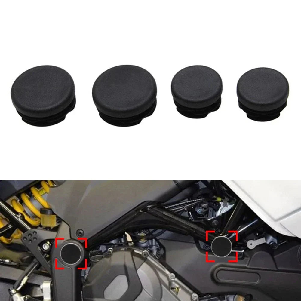 Frame Hole Cover Caps for DUCATI DESERT X (2022-2024) - 4 pcs