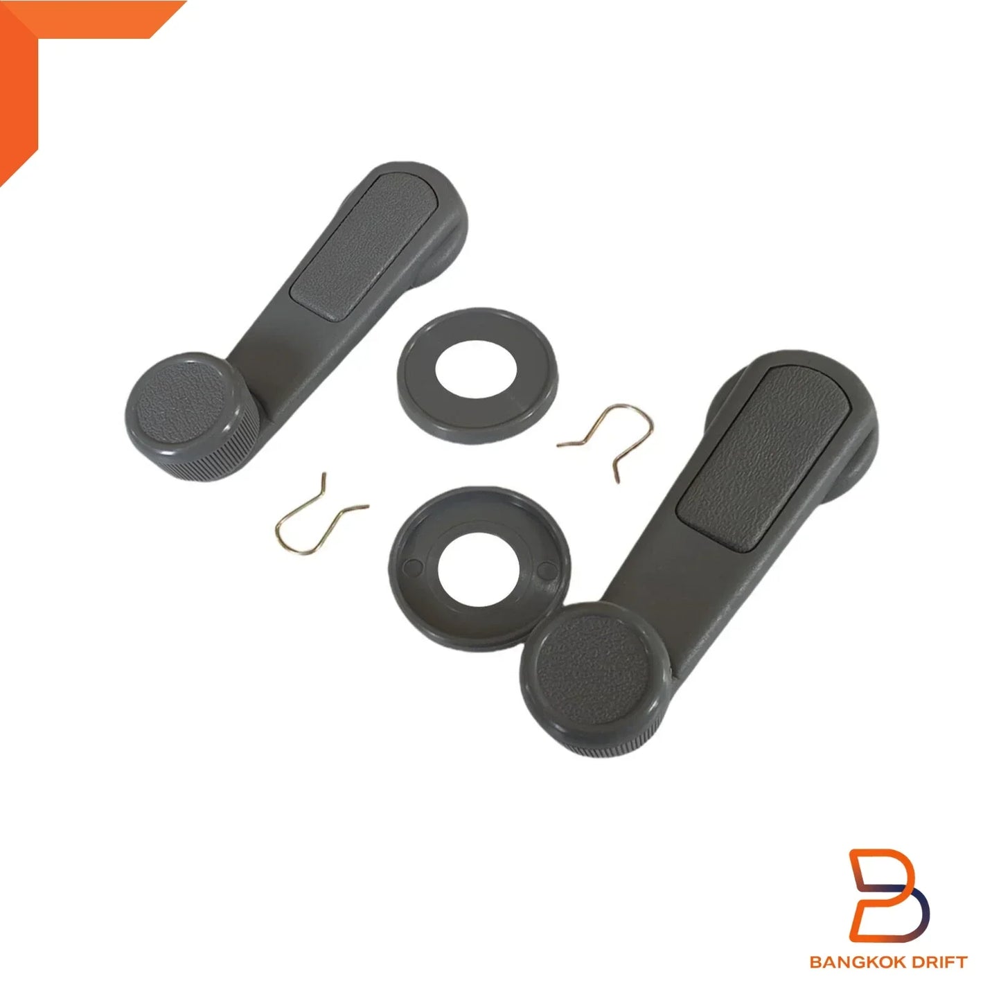 Grey Folding Window Crank Handle for Mitsubishi Triton Lancer (86-06)