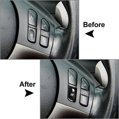 BMW F Chassis 3 Series E46 M3 I/O Switch Button Trim 1998-2006 Black