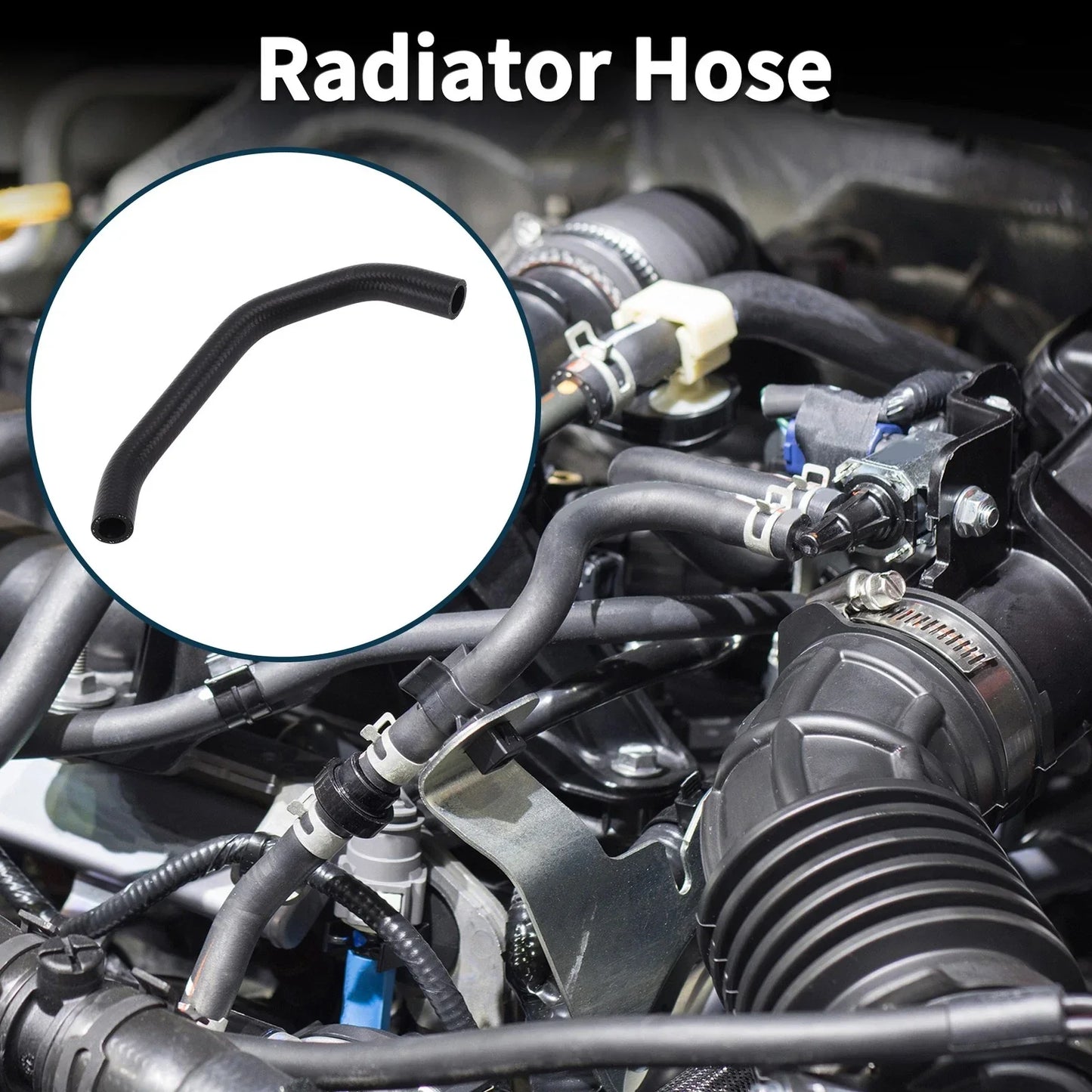 Radiator Hose for Porsche Cayenne 2006-2009 Rubber Coolant Pipe
