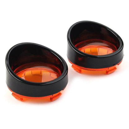 Turn Signal Light Lens Cover Bezels for Harley Davidson Softail