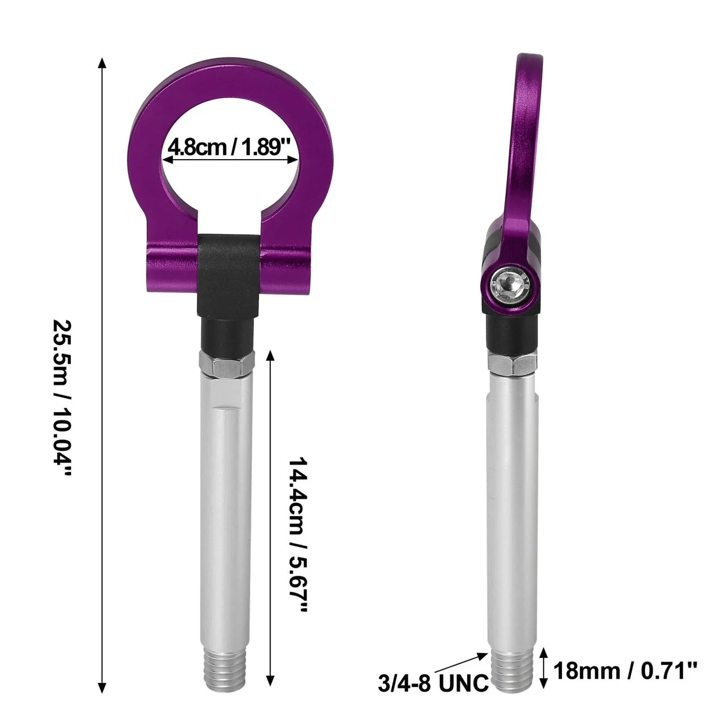 Purple Aluminum Alloy Round Tow Hook Screw for Lexus IS IS250 (2006-2013)