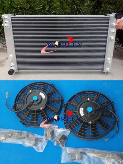 Aluminum Radiator & Fans for Holden Commodore VT VX VU HSV V8 GEN3 LS1 (1997-2007)