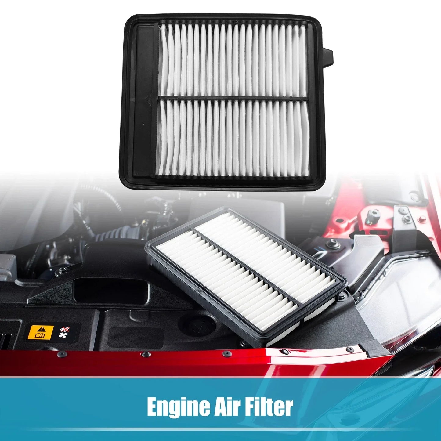 Car Engine Air Filter & Cabin Air Filter for HONDA N-BOX (2017-2023)