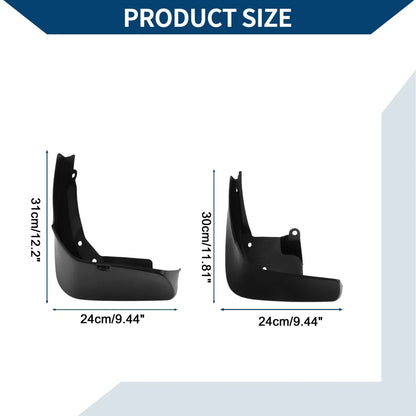 Mud Flaps Splash Guards 1 Set for Mercedes Benz S Class (2021-2022)
