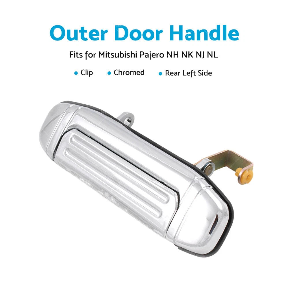REAR LEFT Outer Door Handle for Mitsubishi Pajero (1991-2000)