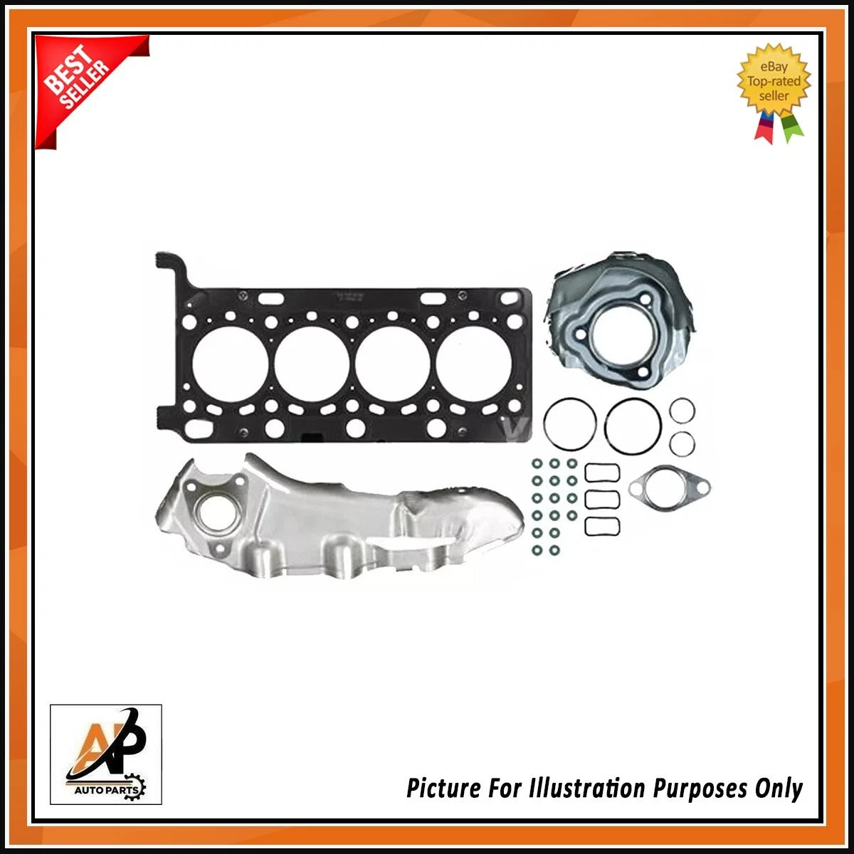 Head Gasket Kit with Head Bolts for Opel Vivaro 1.6 CDTI (2015–2024)
