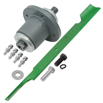 Caltric Deck Spindle with Notched Hi-Lift Blade for Bad Boy AOS 72" (2009–2010)