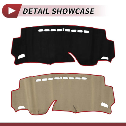 Dashboard Cover Mat for HONDA Shuttle (2015-2024) Sun Protector Pad Black Red