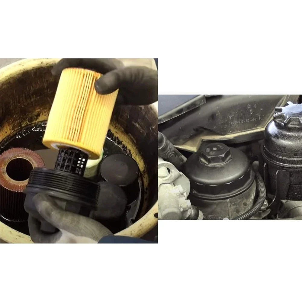 Engine Oil Filter Housing Cover for BMW E36 E39 E46 E53 E85 (1992-2006)