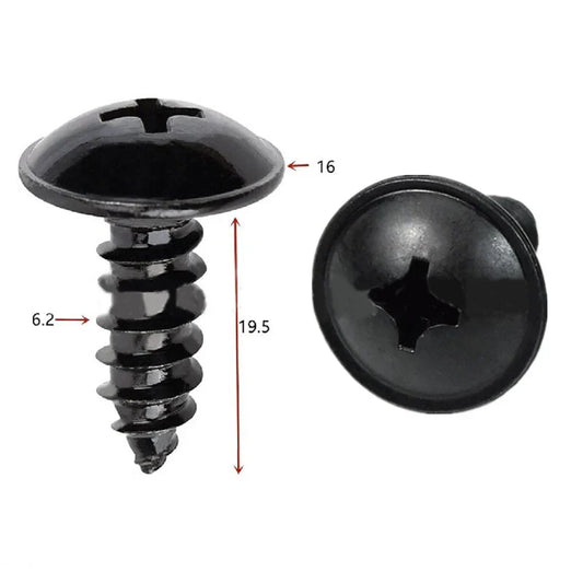 30 Pcs Fender Liner & Headlamp Retainer Screws for Hyundai Accent (2000-2005)