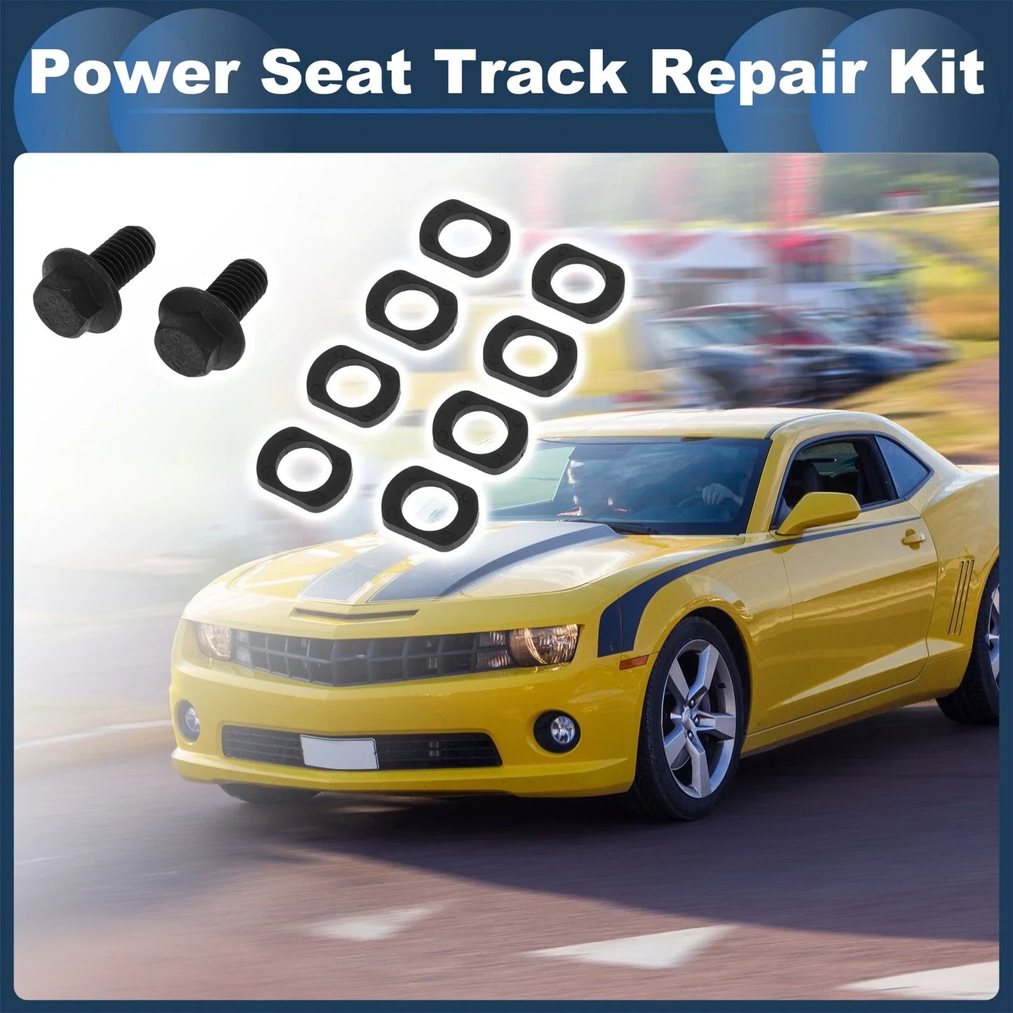 Power Seat Track Repair Kit for Dodge Durango Base (2001) - Black 1 Set