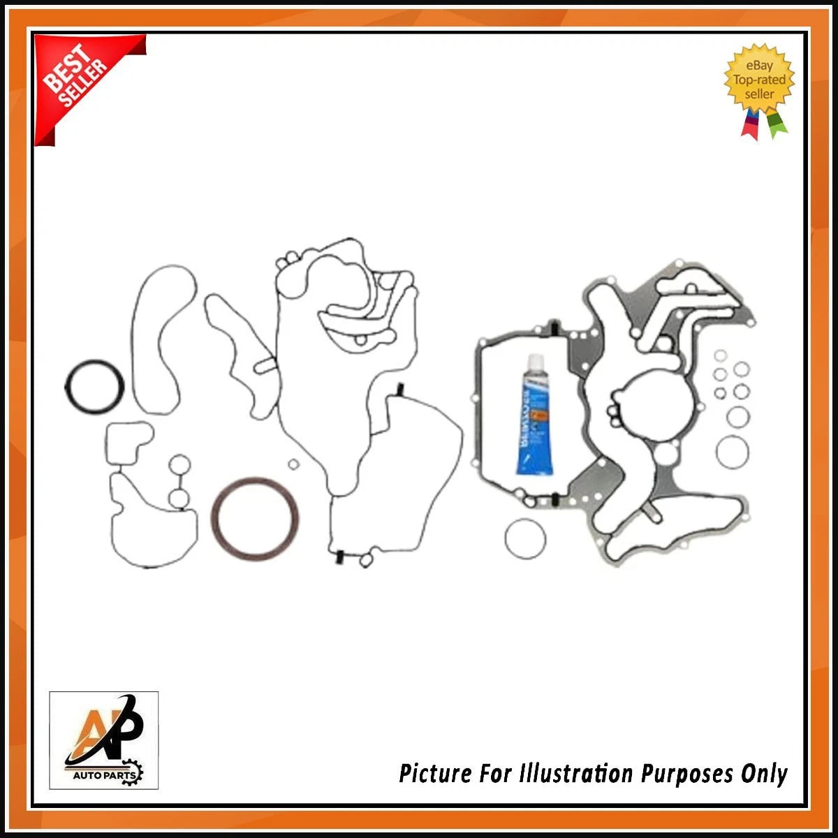 Crank Case Gasket Set Replacement for Audi A4 A5 A6 A7 A8 3.0 TDI (2009–2019)