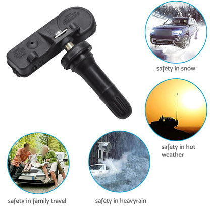 4 x Tyre Pressure Sensors for Jeep Grand Cherokee, Wrangler (2011-2023)