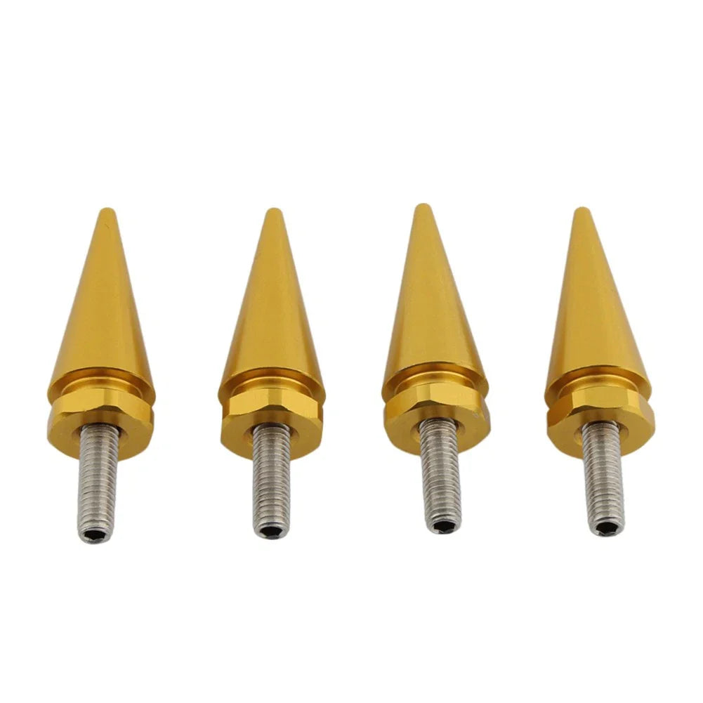 4 x 5mm Gold Spike Windscreen Screw Bolts for Harley Touring Road Glide (1998-2025)