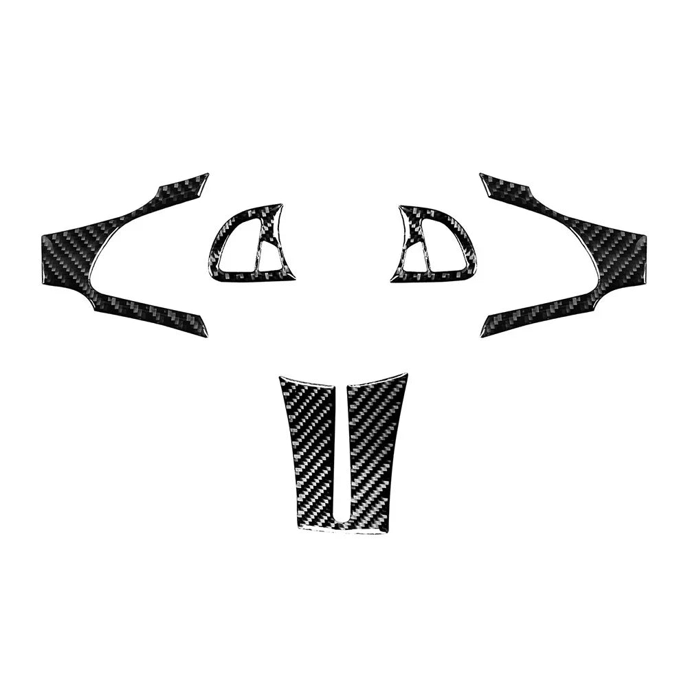 5 x Carbon Fiber Steering Wheel Trim Cover for BMW Z4 (2003-2008)