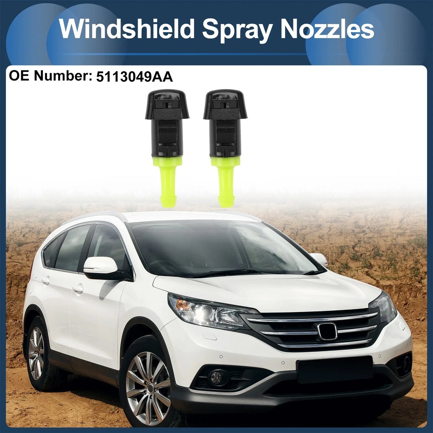 Washer Nozzle with Fluid Hose for Dodge Grand Caravan (2008-2020)