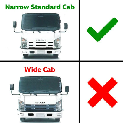 Windshield Moulding Front Up+Low Narrow Fits Isuzu ELF NLR NMR08 Truck 2007-16