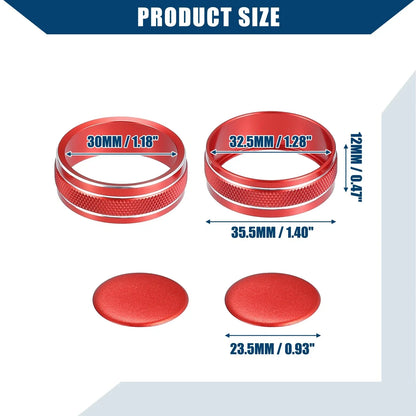 Console Drive Mode Switch Knob Cover for Lexus ES250 ES300h (2018-2023) Red