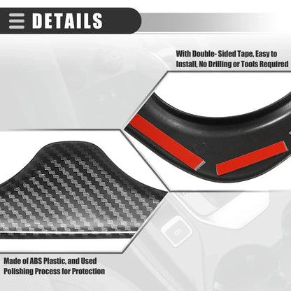 Carbon Fiber Central Control Gear Shift Panel Trim for Dodge Durango (2018-2020)