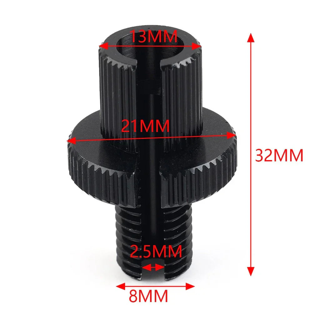8mm Clutch Brake Throttle Cable Adjuster Screw for Motorcycle ATV Pit Bike Gold