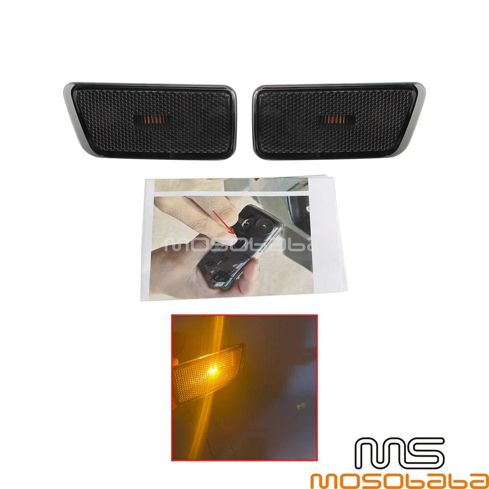 Smoke Lens Front LED Side Marker Lights for Ford Bronco Sport (2021-2023)