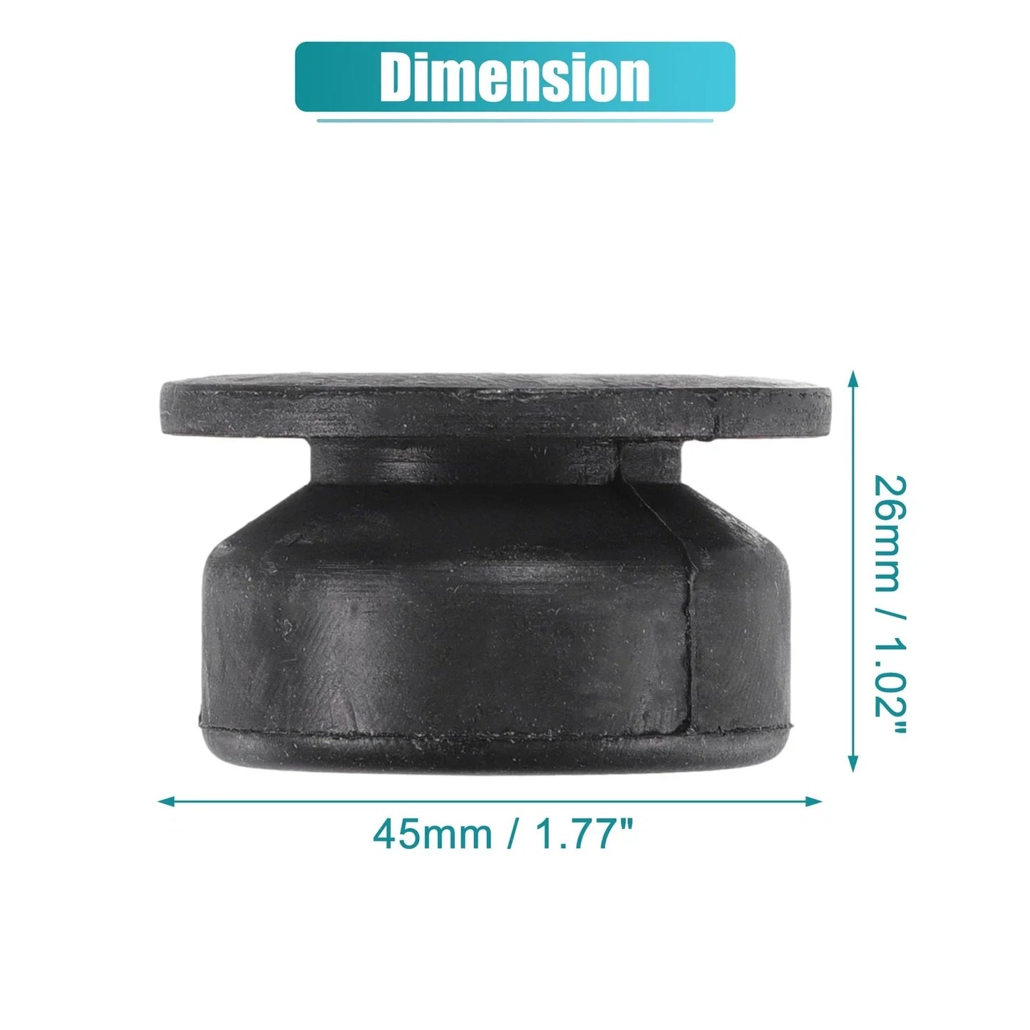 2 x Lower Radiator Mount Insulators for Honda Accord (1996-1998)