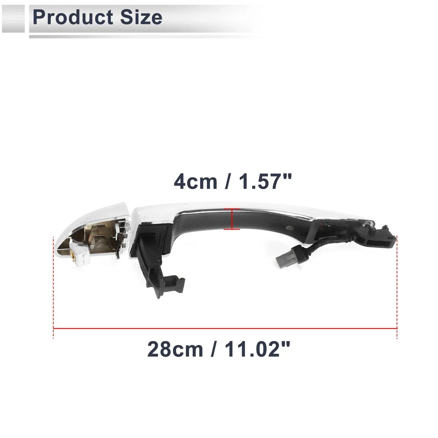 Front Right Exterior Door Handle for Hyundai Tucson (2016-2020)