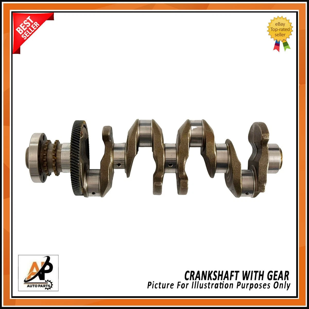 Crankshaft with Gear OEM Replacement for BMW 2.0 N47D20 (2011–2015)