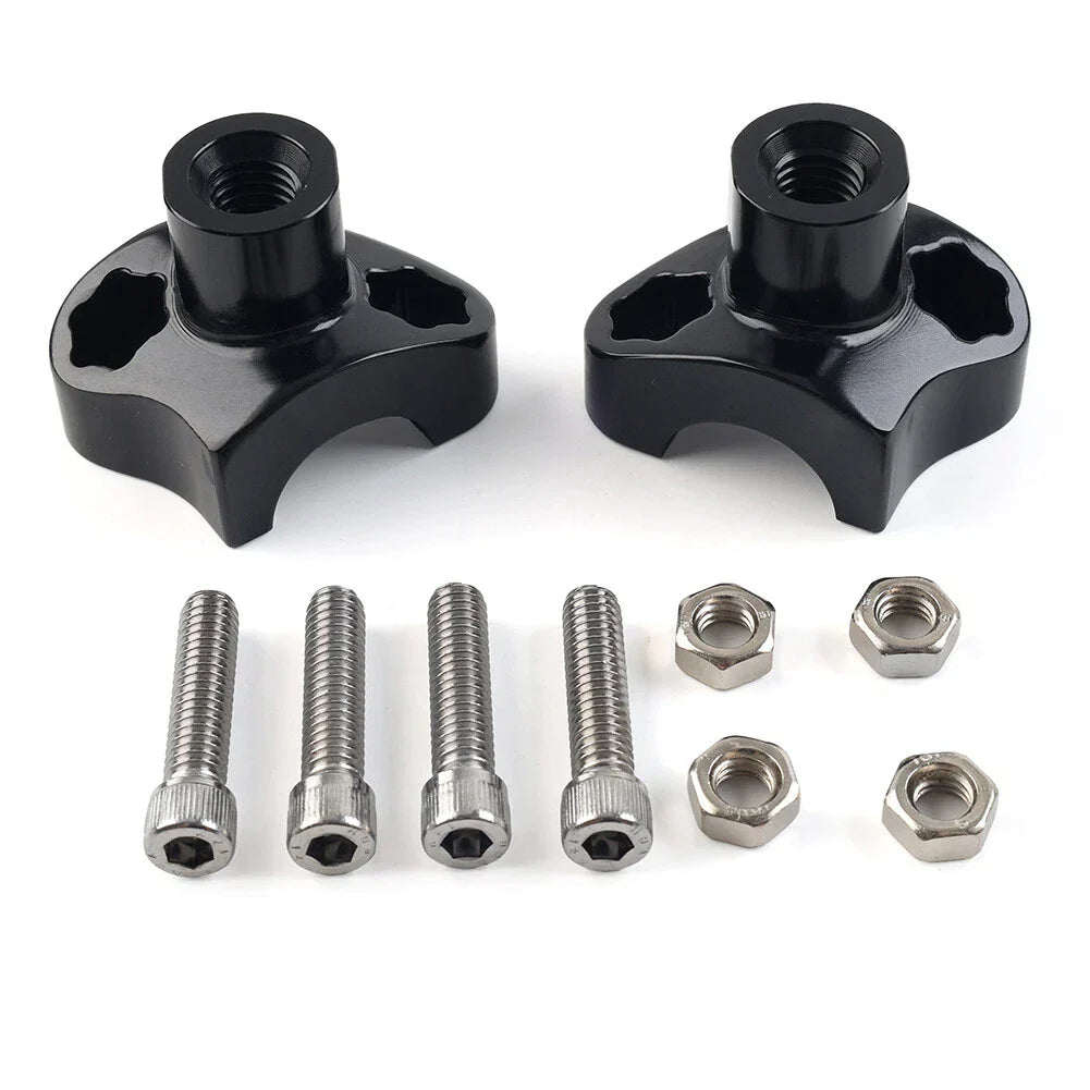 7" Tall Handlebar Risers for Harley Softail Dyna Street Bob Sportster