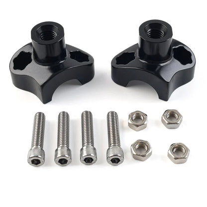 7" Tall Handlebar Risers for Harley Softail Dyna Street Bob Sportster