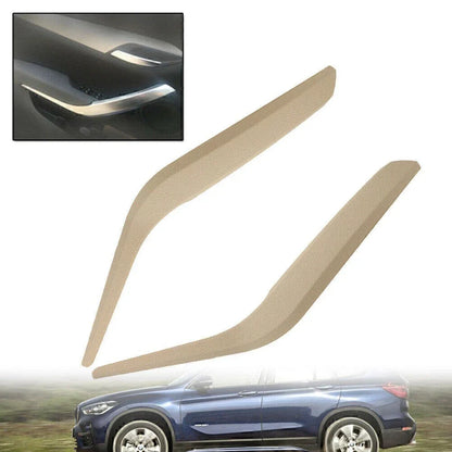 Beige Inner Door Panel Handle Pull Trim Cover for BMW X1 (2010-2016)