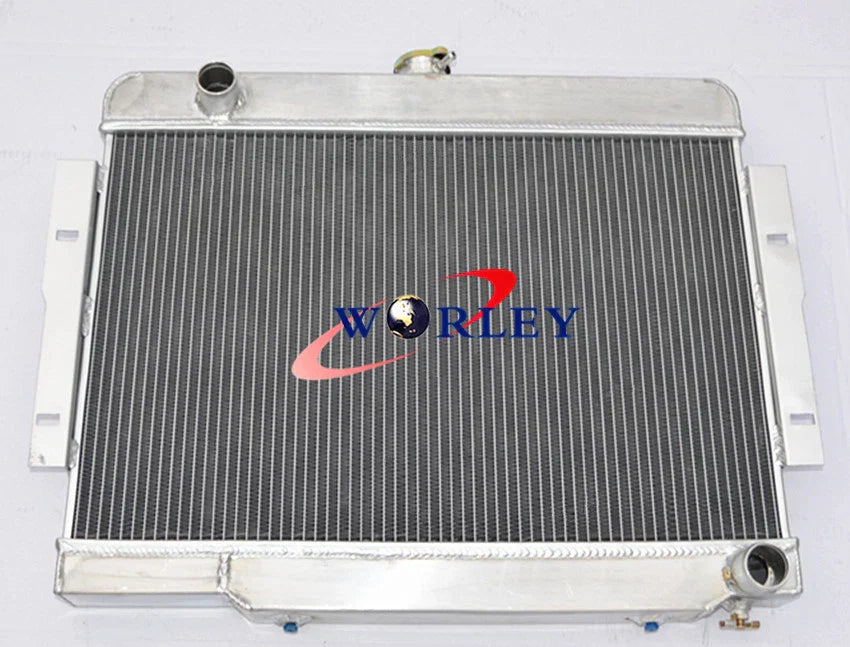 Aluminum Alloy Radiator + Fans for 1972-1986 Jeep CJ, CJ5, CJ7 V8