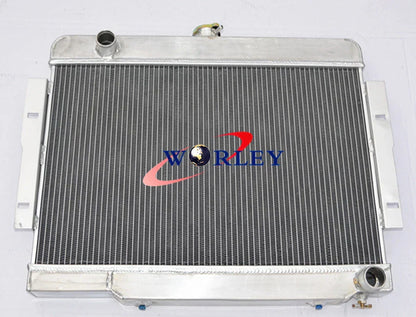 Aluminum Alloy Radiator + Fans for 1972-1986 Jeep CJ, CJ5, CJ7 V8