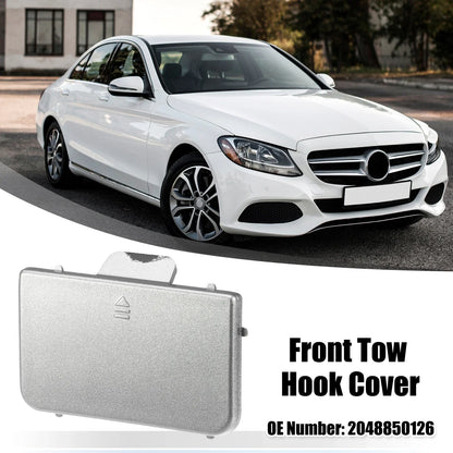Front Bumper Tow Hook Eye Hole Cover for Mercedes-Benz C-Class (2015-2021)