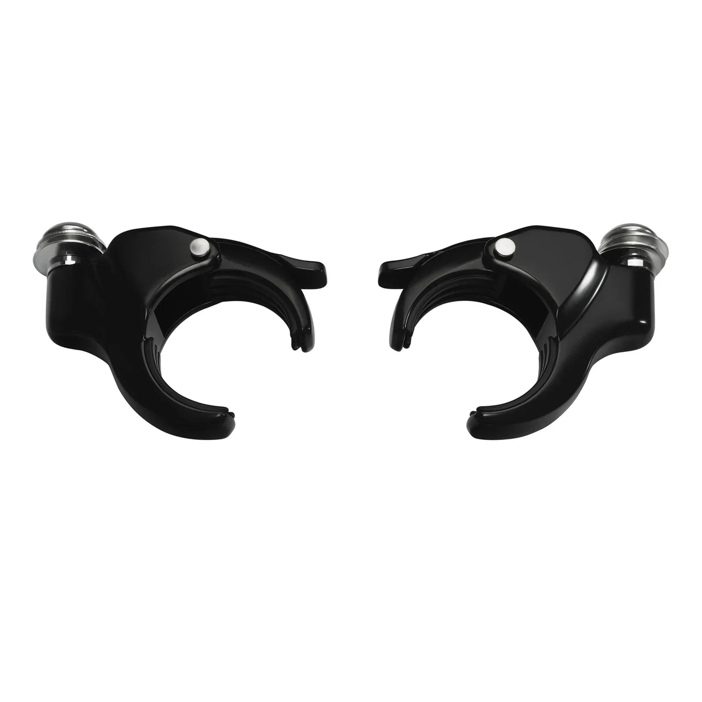 4x 49mm Windshield Clamps for Harley Dyna Low Rider Fat Bob (2006-2017)