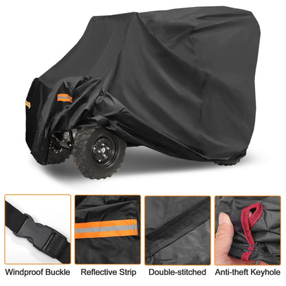 Waterproof UTV Cover for Honda Pioneer 700 Black 210D-PU (2014-2023)