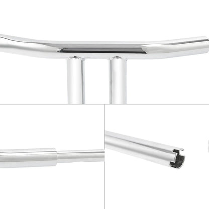 Chrome 10 Rise T-Bar Handlebar 1.5 in for Harley Softail Custom (2018 - 2024)