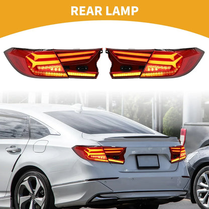OLED Tail Lights Assembly for Honda Accord (2018-2022) 2 x Red