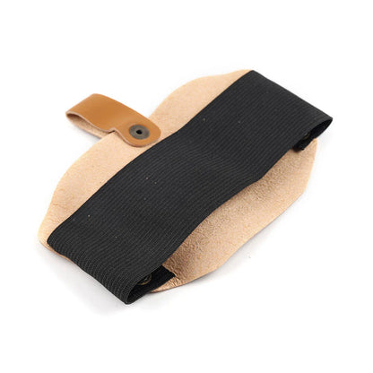 Leather Shifter Cover Boot Protector for Motorcycle Gear Pedal - Tan