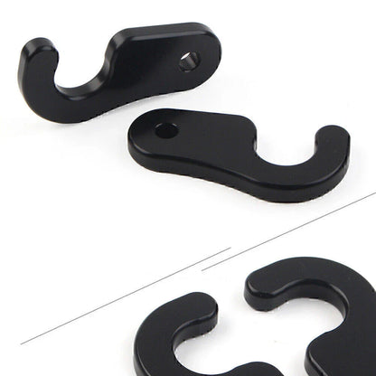 Black Sun Visor Clips for Jeep Wrangler, Gladiator (2018-2023)