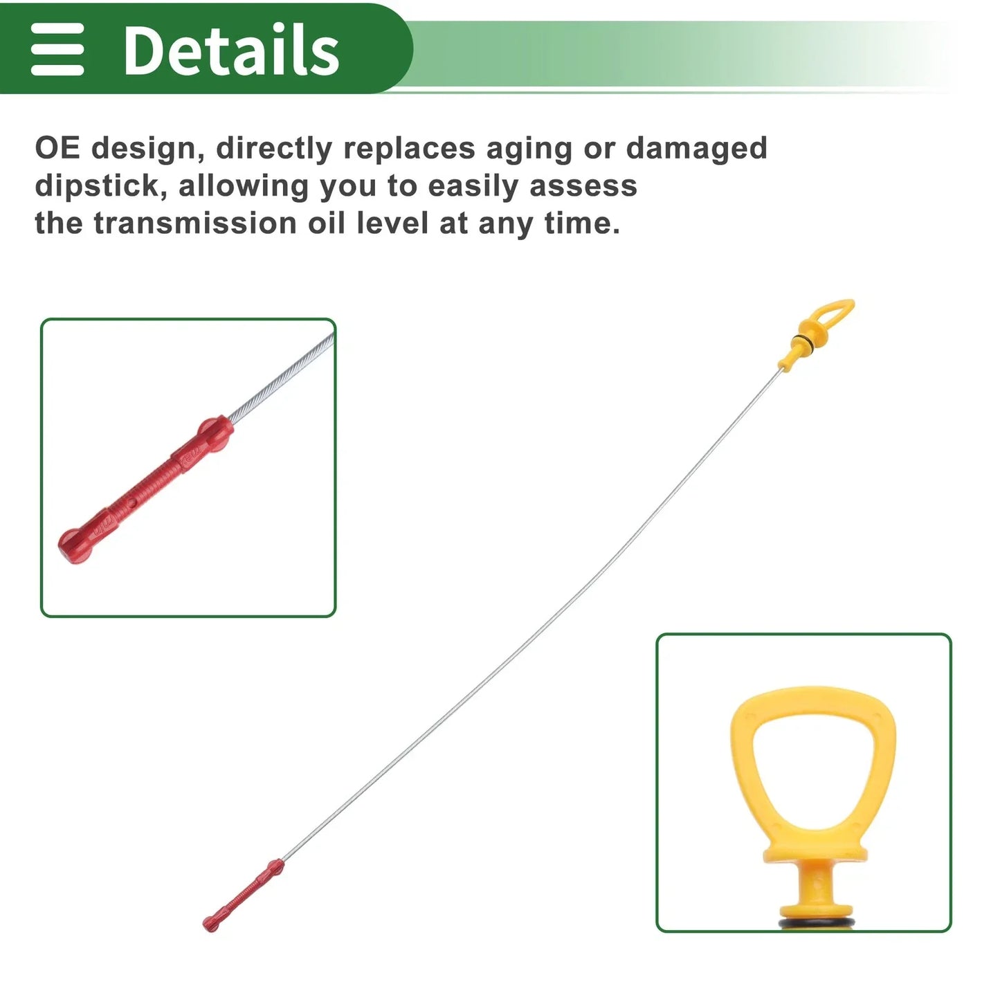 Oil Level Dipstick for Mercedes-Benz V6 GAS DOHC (2011)