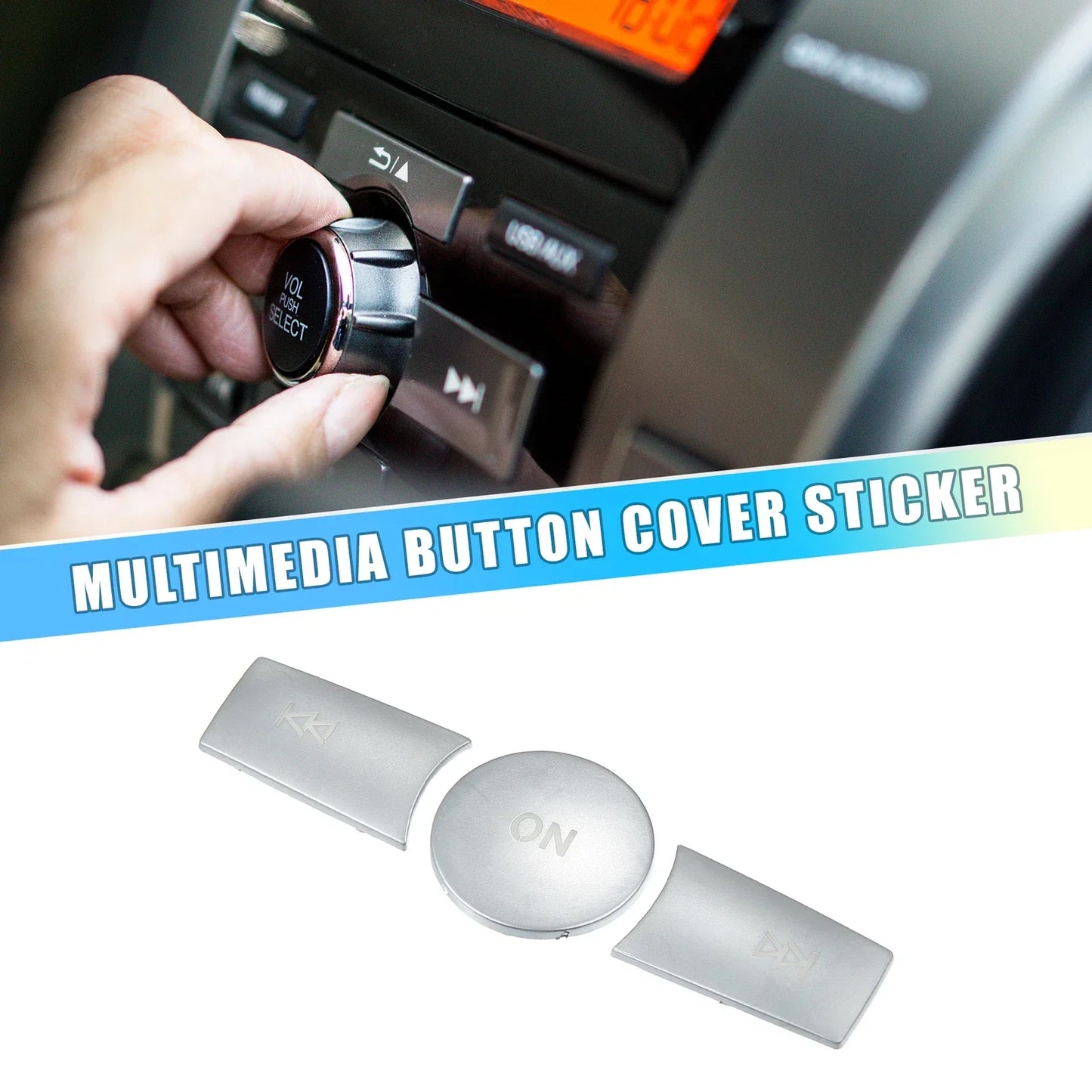 Radio Button Cover Sticker for Mercedes-Benz C Class (2015-2023)