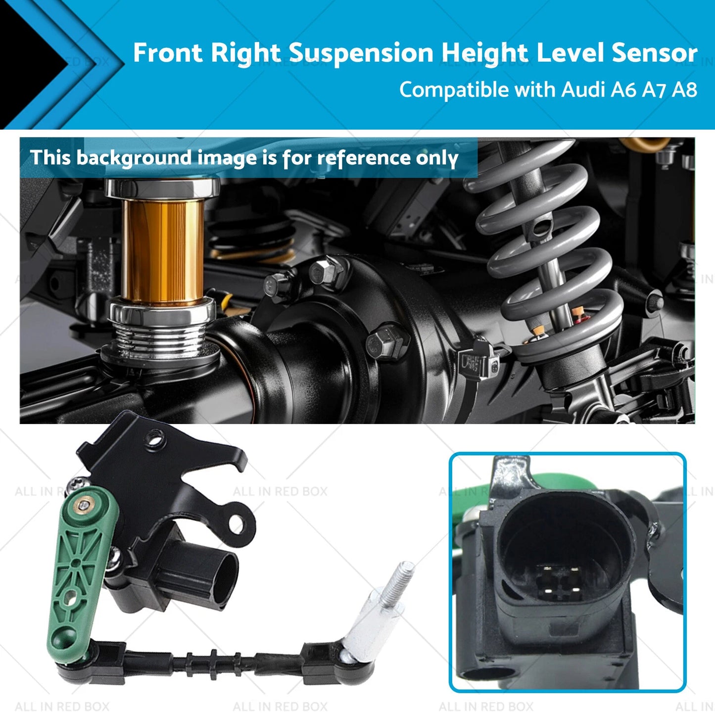 Front Right Suspension Height Level Sensor for Audi A6 A7 A8 (2012-2018)