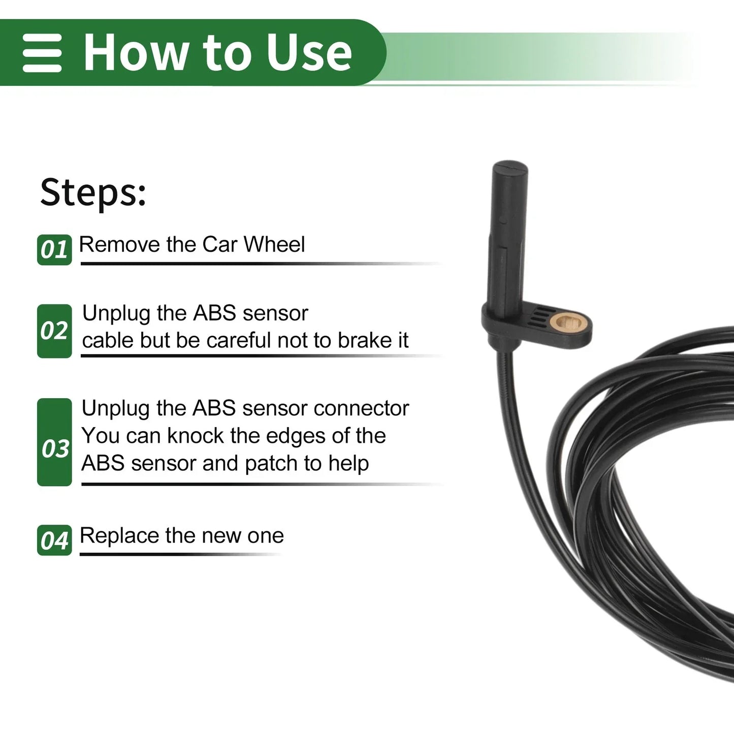 ABS Wheel Speed Sensor for Mercedes-Benz AMG G63 (2019-2023)